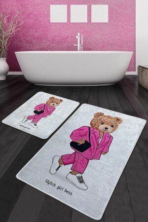 Boss Girl Bath Mat Djt Set of 2 - Chilai Home