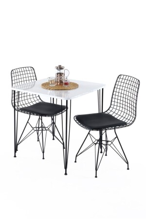 Boss Kitchen Table Balcony Table Wire Chair Set - Boss Concept