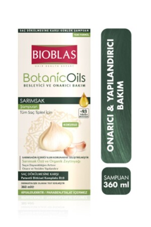 Botanic Oils Garlic Shampoo 360 ml - Unscented - Bioblas