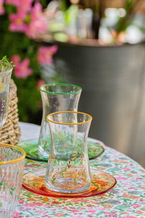 Botanical 12 Piece Tea Set 170 Cc - Rakle