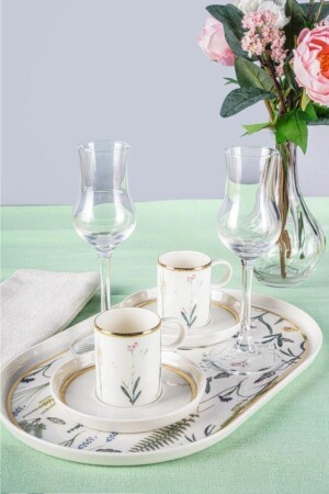 Botanical 7-teiliges Kaffee-Präsentationsset für 2 Personen 341SET136 - Porland