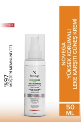 Botanical Actives Yüksek Korumalı Leke Karşıtı 50 Spf Aydınlatıcı Güneş Kremi NOVEGA0005 - Novega