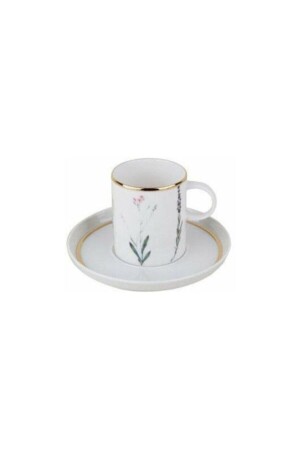 Botanical Coffee Cup with Saucer 80cc 04ALM005075 - Porland