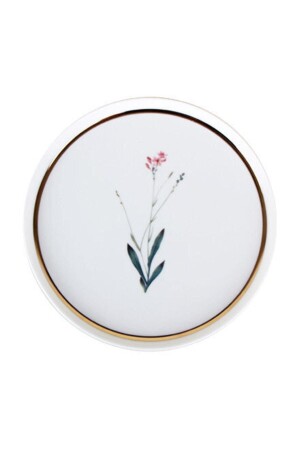 Botanical Pattern 4 Flat Plate 18cm 1 Piece 04ALM005065 - Porland