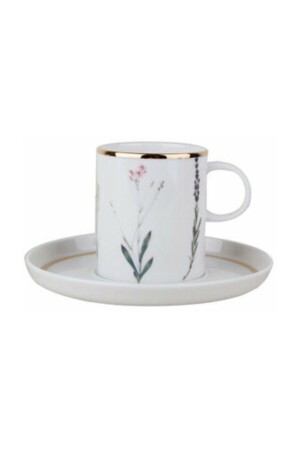 Botanical Teacup with Saucer 200cc - Porland