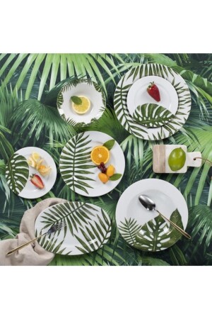 Botanik Dinner Set for 6 People 32 Pieces 102BTN230932 - Porland