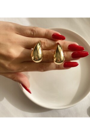 Bottega Water Drop Earrings - Lonia Accessory