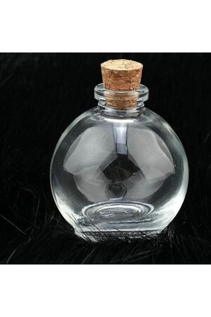 Bottle Glass Cork Stopper Balloon Model Henna Wedding Wedding Gift 45 cc 20 Pieces - Yakut
