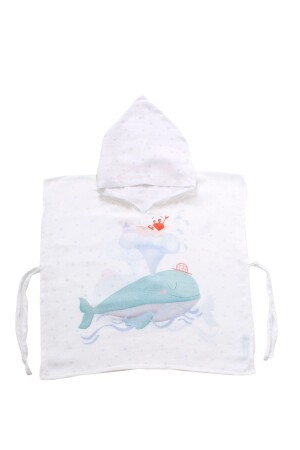 Boubou 100% Cotton Baby Muslin Poncho. - Casadora Baby