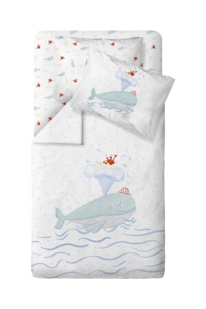 Boubou 100% Cotton Satin Baby Duvet Cover Set BABYBED-KD2206 - Casadora Baby