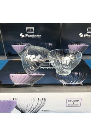 Bouguet Glass 6 Piece Bowl - Paşabahçe