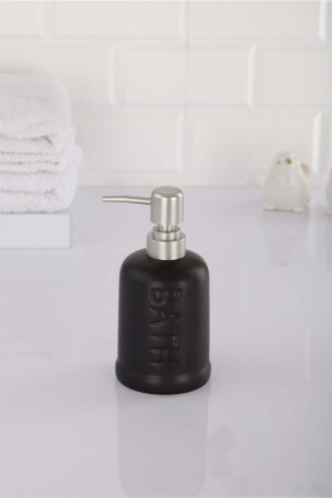 Boulsa Ceramic Soap Dish Bathroom - Black 8x17 Cm 1000598 - ANJEAHOME