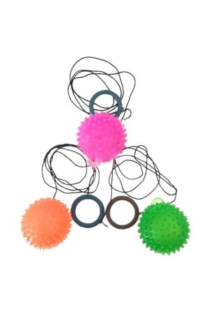 Bouncing String Hedgehog Ball 3-pack - Alyatoys
