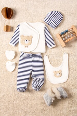 Bow Bear Lux Bio-Body-Set für Neugeborene aus dem Krankenhaus - Mai Perla