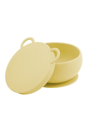 Bowl with Silicone Lid Yellow T38216 - Oioi