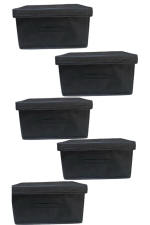 Box Organizer, Box Storage Bag, Multi-Purpose Box, Lid Organizer 5 Pieces 5pcsblackbox - TURİNHOME