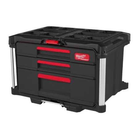 Box with 3 drawers MILWAUKEE Packout (2+1) - Milwaukee Packout