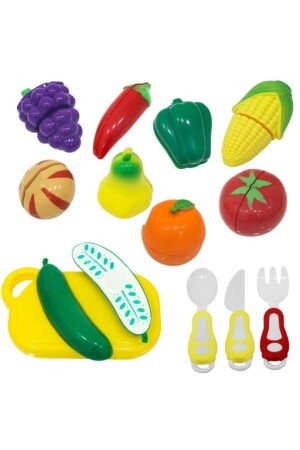 Boxed 22 Piece Fruit and Vegetable Cutting Set - Birlik Oyuncak
