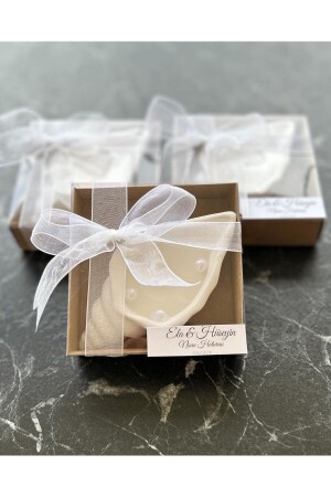 Boxed Oyster Candle Engagement Gift 12 Pieces - Durudesignn