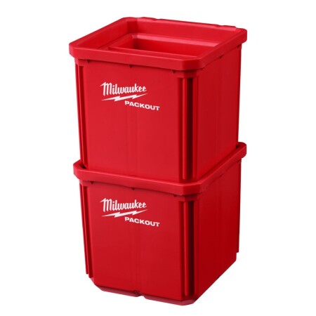 Boxes MILWAUKEE Packout 100x100mm, 2pcs. - Milwaukee Packout