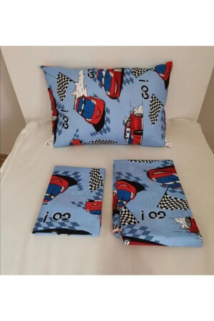 Boy's Car Model Single Elastic Duvet Cover Set SmgCntr104 - mihriban