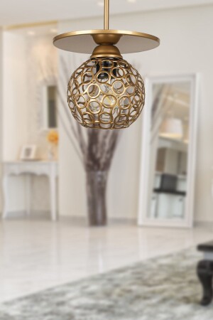 Bozkır Single Chandelier Antique BEG0051BEG01 - Begüsa