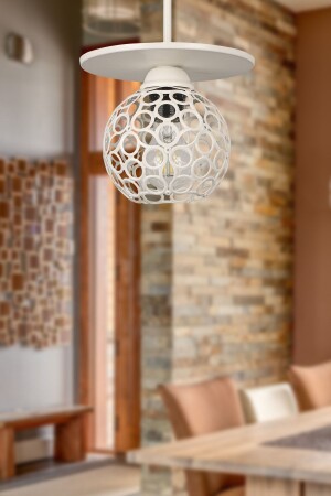 Bozkır Single Chandelier White BEG0051BEG01 - Begüsa