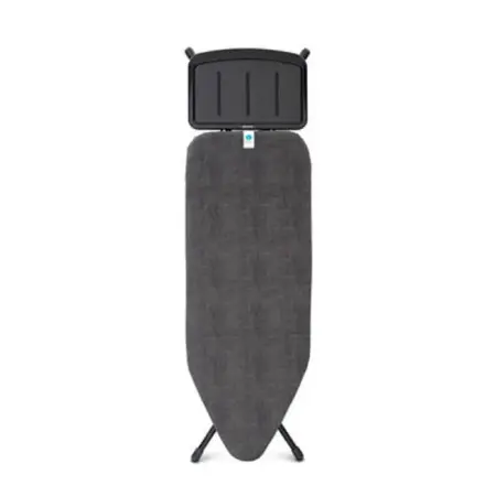 Brabantia 124x45cm (c) Ironing Board with Steam Boiler Stand, Denim Black Patterned - Brabantıa