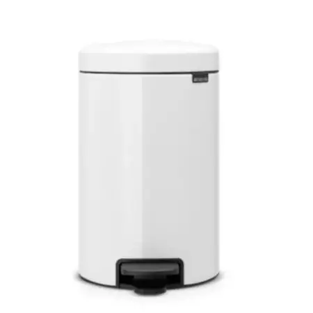 Brabantia Newicon White Pedal-Operated Trash Can 12L - Brabantıa