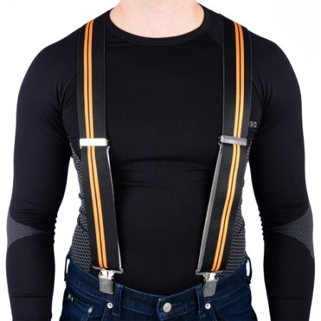Braces Oxford Riggers - Cruiser, Siyah Turuncu Çizgili - Oxford