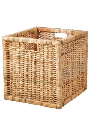 Branas Box Basket Rattan Light Brown 32x34x32 Cm IKEA99990619 - IKEA