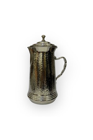 Branded Hammered Copper Jug with Lid EFMR-2418-2 - EFEMİR