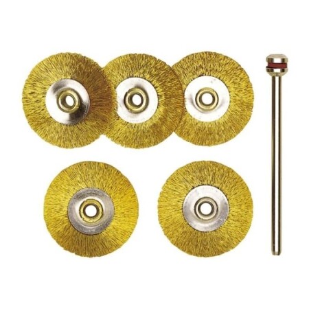 Brass brushes Ø22mm (5pcs.) PROXXON - PROXXON MICROMOT