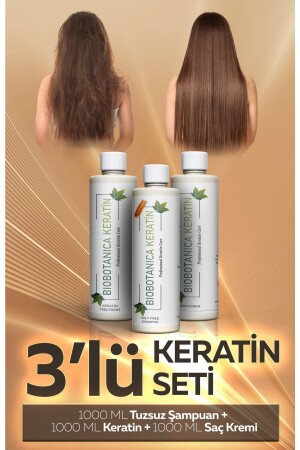 Brazilian Blow Dry Keratin Care Hair Straightening Set - Biobotanica