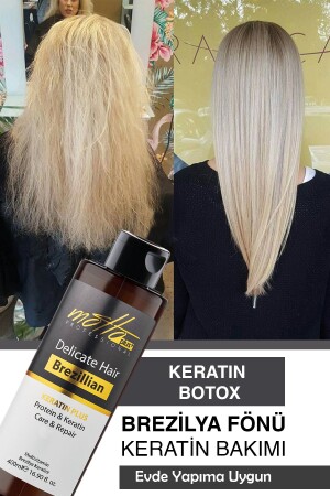 Brazilian Blow Dry Straightening Keratin Botox Care 400 ml - Motto Plus Professional