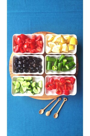Breakfast Snack Bowl Ceramic 6 Pack Drops - Kardanev