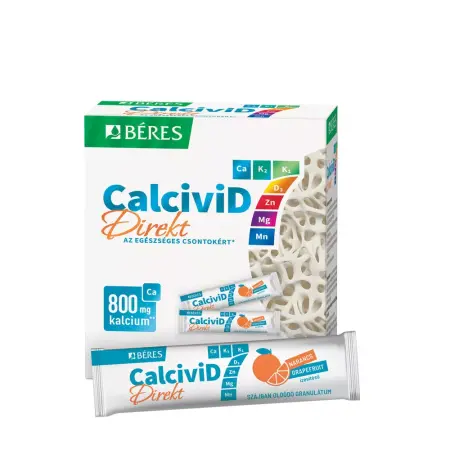 Béres CalciviD 7 Direkt (20 Sachet, Orange Grapefruit) - Béres