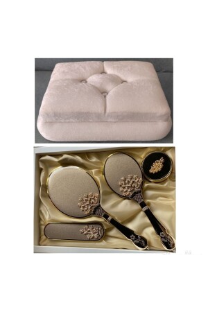 Bridal Makeup Dowry Bundle Chest Mirror Comb Set - Benim Çeyizim