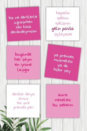 BRIDE TO BE Motto 6 PCS Fun Cards for Bachelorette Party - Pankart Evi
