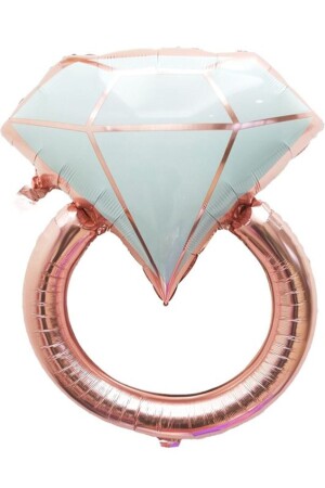 Bride To Be Rose Gold Ring Foil Balloon - Beysüs