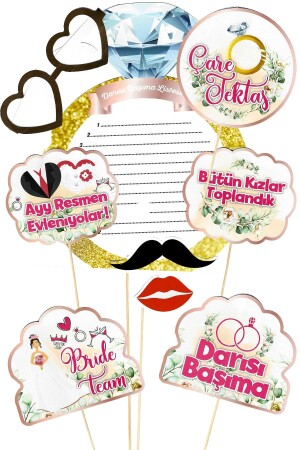 Bride To Be Speech Bubble 12 Pieces - Partylandtr