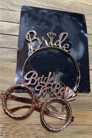 Bride To Be Tac Glasses Set Rosegold - Beysüs