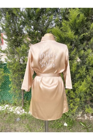 Bride's Sister Gold Dressing Gown - Before To Be Bride