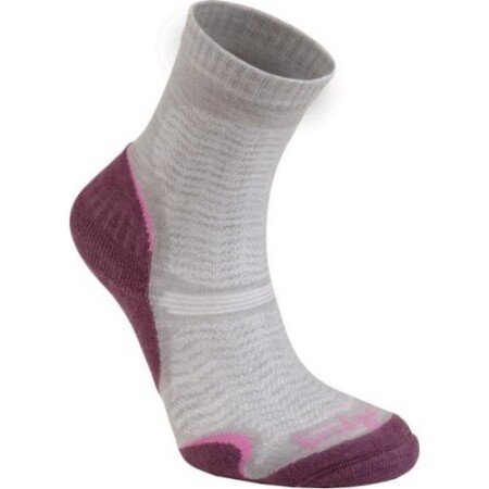 Bridgedale Ultraleicht-Wandersocken Aubergine - 390 - Bridgedale
