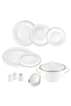 Bright Gold 12 Kişilik 60 Parça Yemek Takımı 500.01.01.8299 - Jumbo