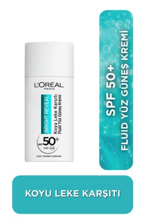 Bright Reveal SPF 50+ Anti-Dark Spot Fluid Tägliche Gesichts-Sonnencreme 50 ml - L'oreal Paris