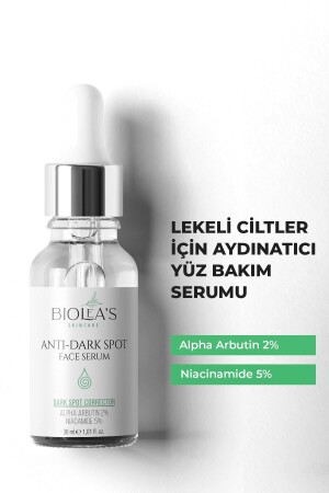 Brightening Face Care Serum for Blemish Skin Niacinamide 5% + Alpha Arbutin 2% 30 ml GST-4 - Biolea's skincare