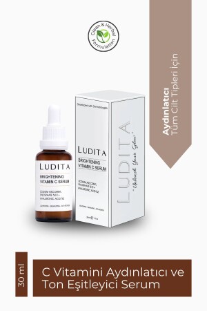 Brightening, Tone Evening Vitamin C Serum (vitamin C 10% + Hyaluronic Acid 2%) 20221002 - LUDITA