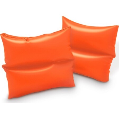 Brightly colored inflatable sleeves for teaching swimming - Intex