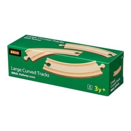 BRIO Curved Track Set, Large 33342 - Brio Railway